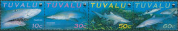 Tuvalu 2000 SG872a Sharks Strip MNH - Tuvalu