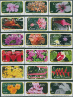 Cook Islands 2010 SG1548-1565 Flowers Set MNH - Cook Islands