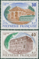 French Polynesia 1989 Sc#501-502,SG551-552 Tahitian Postal History Set MNH - Autres & Non Classés