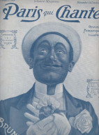 Revue PARIS QUI CHANTE N°195  Du 14 Octobre 1906 Couverture BRUNW (CAT4088 / 195) - Music