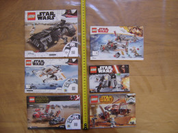 Livret Notice Catalogue Pour Le Jeu LEGO STAR WARS 75085 75215 75250 75268 75284 - Catalogues