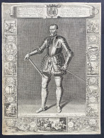 Franciscus Lotharingia Dux Guisius - Francois De Guise (1519-1563) Lorraine Lothringen Militaire Duke Duc Port - Prints & Engravings