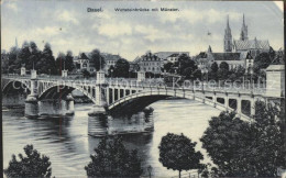 12334326 Basel BS Wettsteinbruecke Mit Muenster Basel BS - Altri & Non Classificati