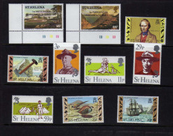 Saint-Helene - 1982 -  Scoutisme - Darwin - Sports - Neufs** - MNH - Saint Helena Island