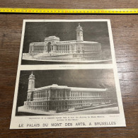 1908 PATI PALAIS DU MONT DES ARTS, A BRUXELLES - Collections