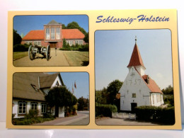 Treia. Schleswig - Holstein. Idstedt Gedächtnishalle. Alte Ansichtskarte / Postkarte Farbig, Ungel., Alter O. - Autres & Non Classés