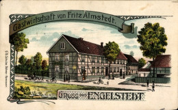 Lithographie Engelnstedt Salzgitter In Niedersachsen, Gastwirtschaft - Other & Unclassified