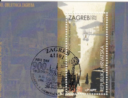 CROATIA Block 10,used,hinged - Unclassified