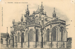 CPA France Troyes Abside De La Cathedrale - Troyes