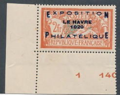 DX-8: FRANCE: N°257A* Bdf Bien Centré - Unused Stamps