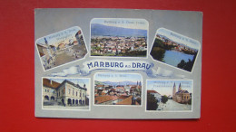 Maribor - Marburg.  Burg,Kirche, Hauptplatz. Cenzura. - Slowenien