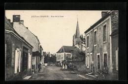 CPA Joué-en-Charnie, Rue De La Gare  - Otros & Sin Clasificación