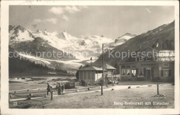 12251146 Pontresina Roseg-Restaurant Mit Gletscher Pontresina - Autres & Non Classés