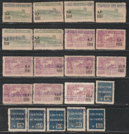 ALGERIE - COLIS POSTAUX - N°130/50 *et** (1944-45) 21 Valeurs - Parcel Post