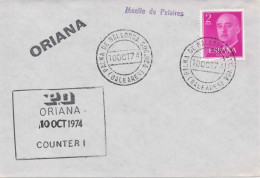 PALMA MALLORCA SUC 4  PAQUEBOT ORIANA 1974 - Ships