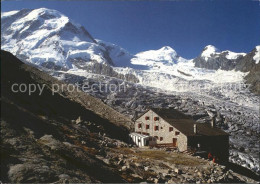 12082846 Monte Rosa Huette Zermatt Liskamm Castor Pollux Grenz Zwillingsgletsche - Andere & Zonder Classificatie