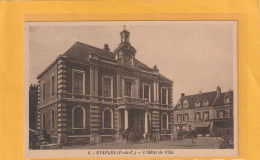 4. ETAPLES .  L'HOTEL DE VILLE.  CARTE ANIMEE - Etaples