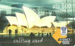 Austria: Prepaid IDT - Sidney 2000, Sidney Opera House - Autriche