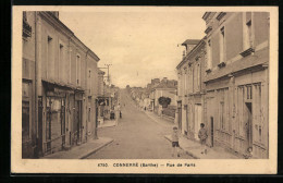 CPA Connerré, Rue De Paris  - Autres & Non Classés