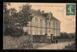 CPA Parigné-L`Évèque, Ecole Des Filles  - Other & Unclassified