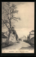 CPA Solesmes, Route De Sablé, Entrée Du Bourg  - Solesmes