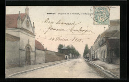 CPA Mamers, Chapelle De La Passion, Rue Nationale  - Mamers