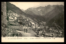 38 - LES GRANDES ROUSSES - OISANS - LA RIVIERE D'ALLEMONT ET LE COL DE LA VACHE - Other & Unclassified