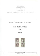 1A1 --- Timbres Préoblitéres De France - Les Roulettes De 1893 Dutripon & Malevergne - Otros & Sin Clasificación