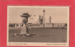 305. LE TOUQUET-PARIS-PLAGE . PELOUSES DU BOULEVARD DE LA MER .  CARTE ECRITE AU VERSO - Le Touquet