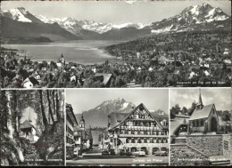 11385481 Kuessnacht Am Rigi Und Die Alpen Vierwaldstaettersee Hohle Gasse Tellsk - Autres & Non Classés