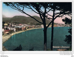 VARAZZE:  PANORAMA  -  FOTO  COLORATA  A  MANO  -  PER  LA  SVIZZERA  -  FG - Savona