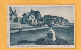 104. PARIS-PLAGE . LA DIGUE FLEURIE ET LES VILLAS  .  CARTE AFFR. AU VERSO LE 29 VIII 1932 .  2 SCANNES - Le Touquet