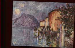 11385405 Gandria Lago Di Lugano Con San Salvatore Kuenstlerkarte Fritz Meijer Ga - Altri & Non Classificati