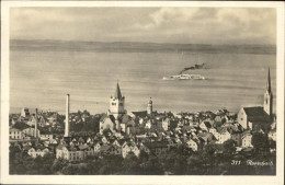 11385362 Rorschach Bodensee Ortsansicht Mit Kirche Bodensee Dampfer Rorschach - Autres & Non Classés