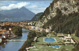 11385349 Interlaken BE Strandbad Aaare Niesen Berner Alpen Interlaken - Other & Unclassified