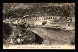 48 - CHAPEAUROUX - LA GARE DE CHEMIN DE FER ET LE VIADUC - Otros & Sin Clasificación