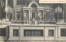 CPA France Troyes Eglise St. Jean Le Maitre Autel - Autres & Non Classés