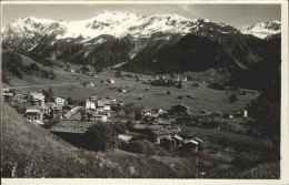 11385205 Klosters GR Ortsblick Mit Alpen Panorama Klosters - Sonstige & Ohne Zuordnung