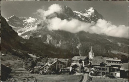 11385179 Grindelwald Ortsblick Kirche Fiescherhoerner Hoernli Eiger Grindelwald - Autres & Non Classés
