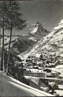 11385138 Zermatt VS Ortsblick Mit Matterhorn  - Sonstige & Ohne Zuordnung