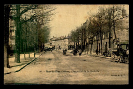 55 - BAR-LE-DUC - BOULEVARD DE LA ROCHELLE - EDITEUR E.R.T. - CARTE ANCIENNE TOILEE ET COLORISEE - Bar Le Duc