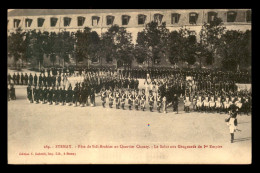 55 - STENAY - FETE DE SIDI-BRAHIM AU QUARTIER CHANZY - LE SALUT AUX GROGNARDS DU 1ER EMPIRE - EDITEUR E. GABRIEL - Stenay