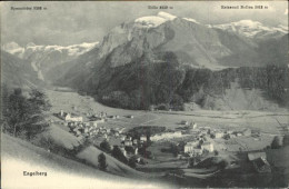 11385064 Engelberg OW Ortsansicht Mit Alpen Panorama Engelberg - Other & Unclassified