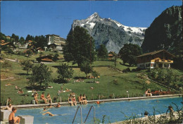 11385044 Grindelwald Schwimmbad Mit Wetterhorn Grindelwald - Andere & Zonder Classificatie