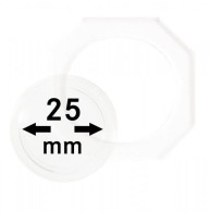 Lindner Münzkapsel OCTO 25mm OS025, 2er Pack Neu - Matériel