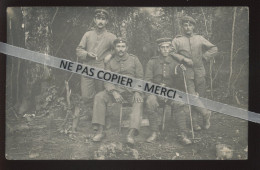 55 - SOUVENIR DE NOTRE REPOS APRES LA TEMPETE PRES DE VERDUN (SOUVILLE) - GUERRE 14/18 - CARTE PHOTO ORIGINALE - Andere & Zonder Classificatie