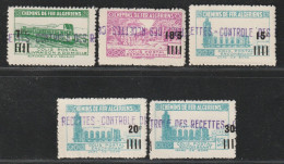 ALGERIE - COLIS POSTAUX - N°162/6 * (1946) 5 Valeurs - Paketmarken