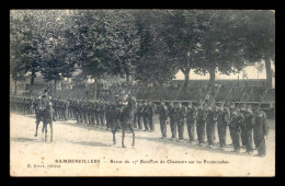 88 - RAMBERVILLERS - REVUE DU 17E BATAILLON DE CHASSEURS SUR LES PROMENADES - Rambervillers