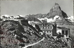 11384813 Gornergrat Zermatt Mit Kulmhotel Und Matterhorn Gornergrat Zermatt - Autres & Non Classés