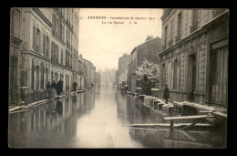 92 - ASNIERES - INONDATIONS DE 1910 - LA RUE DANIEL - Asnieres Sur Seine